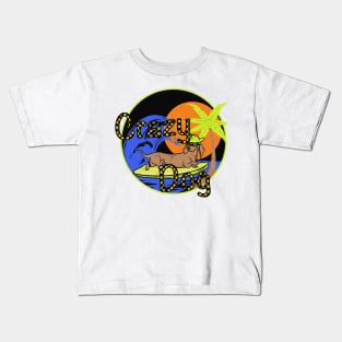 Crazy dog Kids T-Shirt